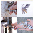 Multi-function Gear Key Holder Screwdriver Wrench Carabiner EDC Tools Outdoor