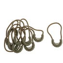 20pcs Zipper Pulls Cord Rope Ends Lock Zip Fastener For Jacket/Clothing/Bags