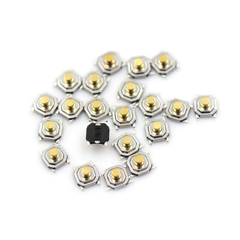 20x 4x4x3mm Micro Waterproof Copper Tactile Tact Touch Push Button Switch S Hn