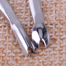 4pc U V Shaped Leather Edge Stitching Groover Skiving Beveler Craft DIY Tool Kit