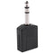 Mono 6.35mm Male Plug to Dual 6.35mm Female Socket Splitter Adapter Connect Y7S3