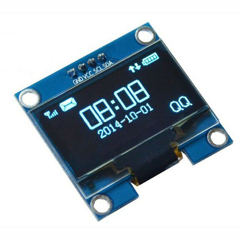 1.3 inch Blue OLED LCD 4Pin Display Module IIC I2C 128x64 3-5V Interface fo H8M9