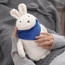 Rubber Hot Water Bag Hand Warmer Warming Bottle Feet Warm Plush Fabric Wint