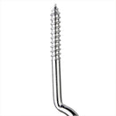 10pcs Heavy Duty Screw In Eye Hooks Picture Frame Hanging Wall Wood 78mmx4.5mm