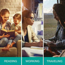1pcs LED Reading Book Light With USB Rechargeable Book Holder Lamp Clip W5D G8J2