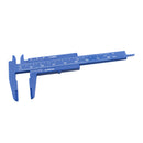 Plastic Vernier Scale Ruler Caliper Metric/ Imperial 0-80mm Reading Blue