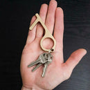 Portable Hand Hygiene Brass Door Opener Elevator Handle Key Press Elevator Tool