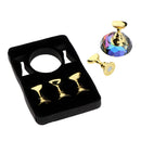 10pcs Magnetic Nail Tip Display Stand Holder Practice Base Set Training Tool