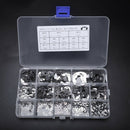 400Pcs Washer Internal 13 Size Stainless Steel Circlip Rust Resistance E-Cl