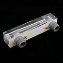 Acrylic 1-10 GPM Water Flow Meter Panel Type Flowmeter Measure Measurement Tool