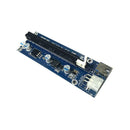USB 3.0 PCI-E Express 1x  Extender Riser Card Adapter 6PIN Power Cable