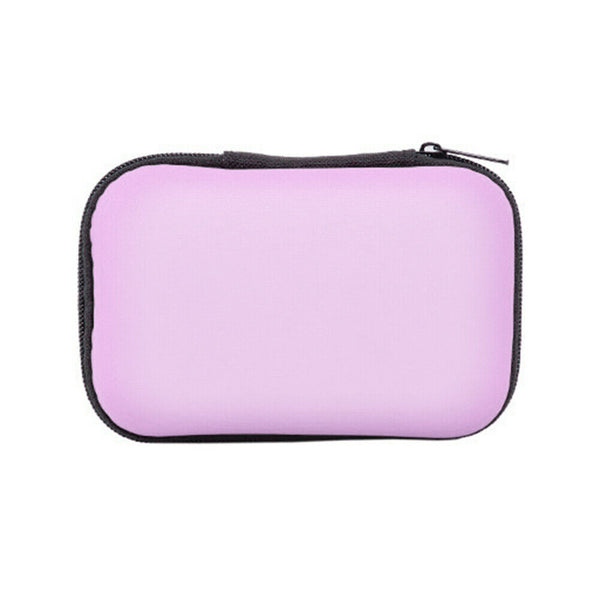 15 Slot Essential Oil Bottle Holder Rollers Storage Bag Organizer (Pink)