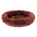 Animal Pet Hamster House Bed Washable Winter Warm Soft Mat(Dark Brown)(L) A
