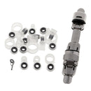 16pcs/pack Durable Fishing Rod Guides Reel Seat DIY Rod Building Replacement