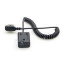 D-Tap To Np-Fw50 Dc Coupler Power Dummy Battery Adapter Coiled Cable For So