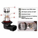 2x 9005 HB3 6000K 100W 2323 LED Projector Fog Driving Light Bulbs White