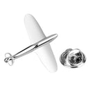 Novelty Brooch Collar Pin Aircraft Button Badge Pin Airplane Design for Jacket