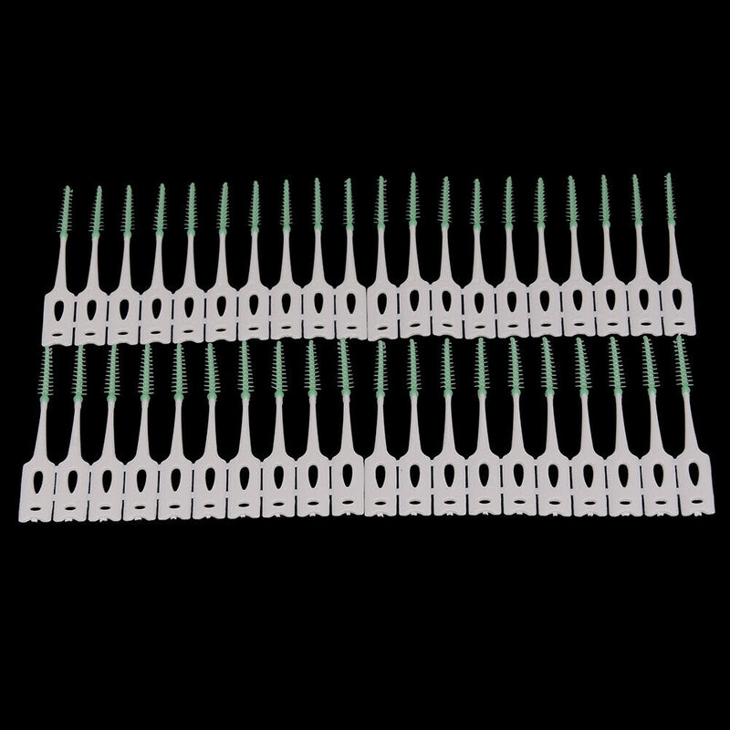 40pcs/2box pro dental oral care interdental brush floss toothpick clean toot BX