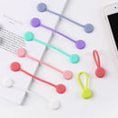 3 Pcs Headphone Earphone Cord Winder Wrap Organizer Cable Ties Holder