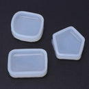 Silicone Mold Diy Jewelry Making Round Geometric Fan Shape Pendant Epoxy Re