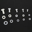 150Pcs M2 M2.5 M3 M4 M5 Nylon Hex Screw Bolt Nut Standoff Assortment Spacer