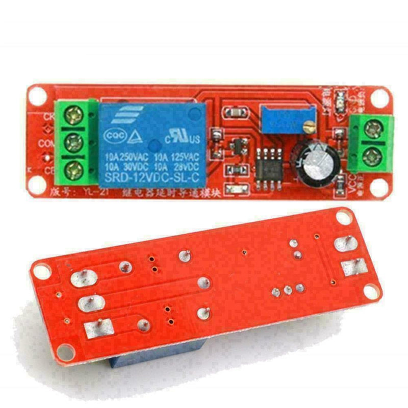 DC 12V Relay Module Adjustable Delay Time 0 10 Timer Second Bo NE555 Favor