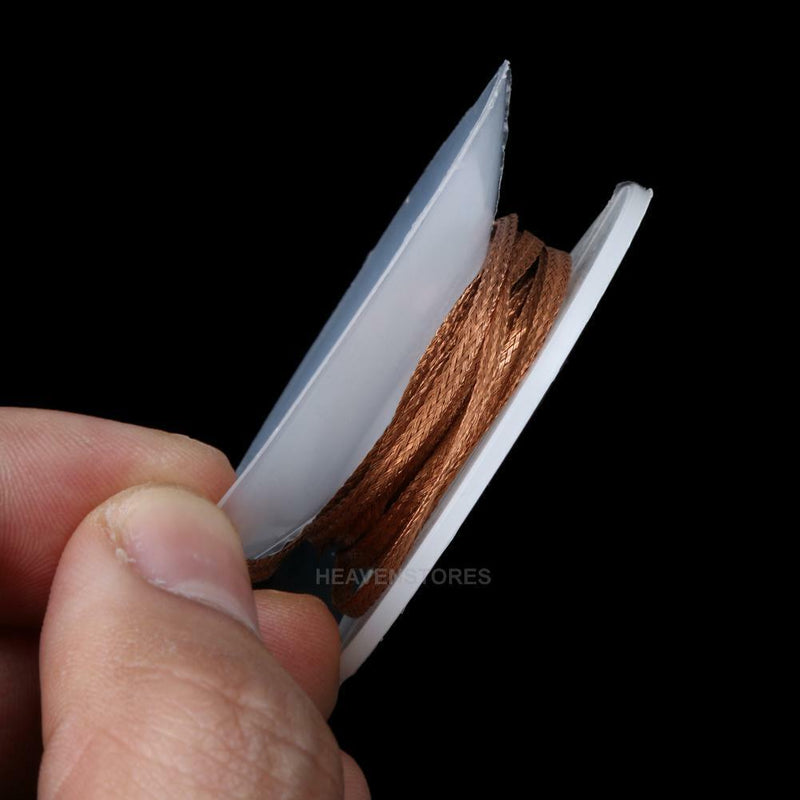 5PCS 5ft 2.0mm Desoldering Braid Solder Remover Sucker Flux Wick Cable Wire Lead