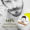 30g 100% Natural Green Styling Beard Wax Moustache Balm Beeswax-ss