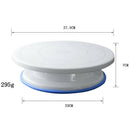 Rotating Cake Turntable with 2 Icing Spatula and 3 Icing Smoother, Revolvin