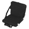 Outdoor Cushion Chair Camping Beach Foldable Seat Pad with Backrest (Black)