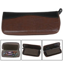1X PU Leather Shears Storage Box Hairdressing Scissor Case Zipper Pouch BagJA,a