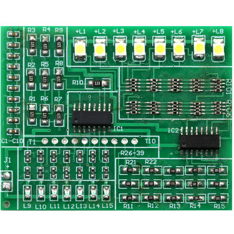 Electronic DIY Kit RGB LED Flashing Controller SMD Component Welding Practic Gw