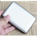 Business ID Name Credit Card Wallet Holder Aluminum Metal Case Box Waterpro