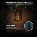 Solar Led Lantern Lights Dancing Flame Waterproof Outdoor Hanging Lantern P