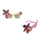 2 Novelty Flamingo Sunglasses Birthday Party Cocktail Fancy Dress Props