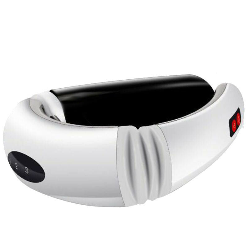 Electric Pulse Back and Neck Massager Far Infrared Heating Pain Relief HealtY6P6