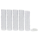 200pcs 22mm Plastic Coin Containers Coin Case Capsules Boxes Holder Case