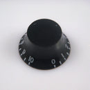 Black 4pcs Acrylic Speed Control Cap Knobs for Gibson Electric Guitar Parts