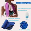 6 Pack Cooling Towel Soft Breathable Ice Sports Towel Absorbent Fast Drying Q3C5