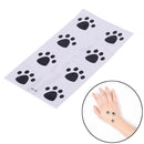 1XSexy Cat Footprints Temporary Tattoos Body Arm Leg Waterproof Tattoo`StickerME