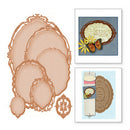 DIY 7pcs Oval Cutting Dies Stencils Scrapbook Embossing Craft Photo Frame Metal