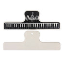 Music Book Clip Music Page Holder - Book Page Holde L Size (Black)