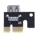 Power Enhanced PCI-E 1x to 16x Extender Adapter Card Mining Card Kit