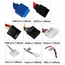 Multifunctional Media Panel 5.25 inch Computer Front Dashboard with SATA/eS Y2F9