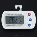 Waterproof Digital LCD Freezer Refrigerator Thermometer with Hanging Hook