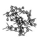 50 Pieces 13mm Anti-glare Carp Boilie Nut Baits Rigs Fishing Boilies Screw Black