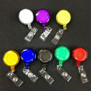 1PC Retractable Reel ID Recoil Badge Lanyard Name Tag Key Card Holder Bel G Z1D1