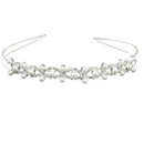 Necklace Dangle Earring Headband Tiara Jewelry Bridal Wedding Crystal Rhine R4Q9