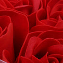 9Pcs Scented Rose Flower Petal Bath Body Soap Wedding Party Gift(Red) H6M5