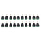 20x 3.5mm 1/8" Stereo Male Plug to AV 3-Screw Terminal Female Connector